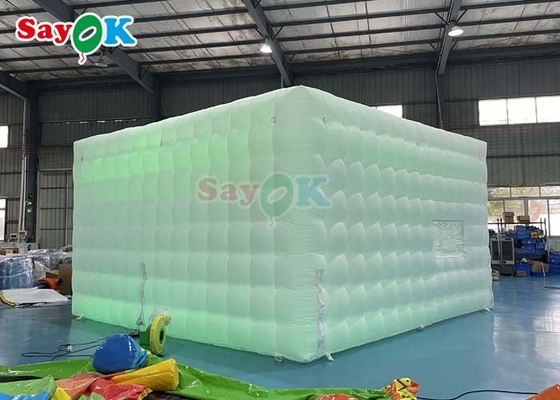 19.7ft Commercial Inflatable Led Light Tent Outdoor Inflatable Air Cube Tent For Party Events