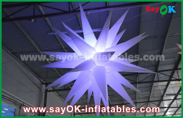 1.5m 190 D Nylon Advertising Inflatable Lighting Decoration , Inflatable Star With Led Light