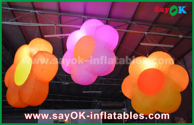 Oxford cloth Inflatable Lighting Decoration /  Lighting Inflatable flower For Club Bar , Party