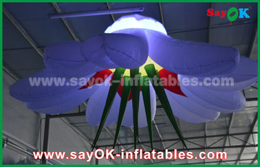 Colorful Hanging Lighting Inflatable Flowers for Festival Decoration