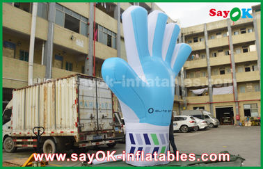 Giant Oxford Custom Inflatable Products , 2m  tall  Inflatable Blue Hand Model for Events