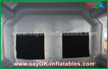 Inflatable Car Tent Waterproof Inflatable Air Tent / PVC Inflatable Spray Booth For Car Paint Spraying