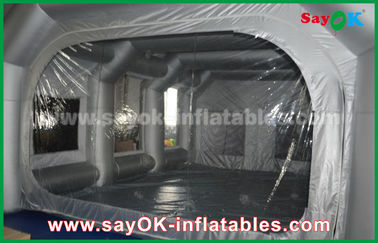 Inflatable Car Tent Waterproof Inflatable Air Tent / PVC Inflatable Spray Booth For Car Paint Spraying