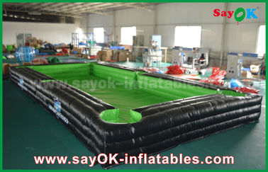 Inflatable Backyard Games Portable Giant Outside PVC Tarpaulin Inflatable Soccer / Table Tennis Court With CE Blower