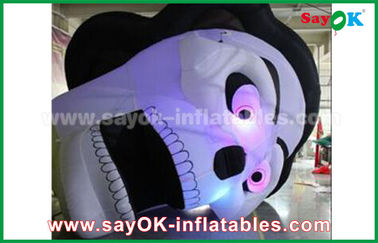 Halloween LED light Inflatable Holiday Decorations , Human skeleton Inflatable Cartoon Characters