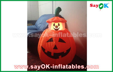 Halloween LED light Inflatable Holiday Decorations , Human skeleton Inflatable Cartoon Characters