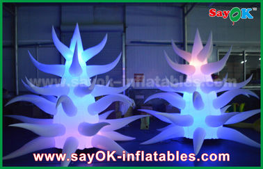 3mh Colorful 190T Oxford Cloth Inflatable Flower / Tree For Party Or Event