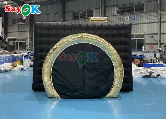 Inflatable Photo Booth Hire Anti - Water PVC Or Oxford Black Inflatable Photo Booth With Camera ROHS