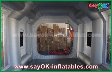 Inflatable Car Tent Mobile Inflatable Air Tent / Inflatable Spray Booth With Filter For Car Cover