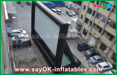 Backyard Movie Screens Inflatable Air Cinema , Outdoor Giant Inflatable Movie Screen For Advertising / Amusement