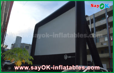 Backyard Movie Screens Inflatable Air Cinema , Outdoor Giant Inflatable Movie Screen For Advertising / Amusement