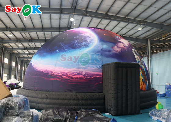 32.8ft Astronautic Inflatable Planetarium Projection Dome Tent Black Projection Tent For School