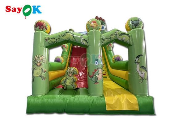 Commercial Grade Water Slide Inflatables Dinosaur Inflatable Bounce Slide For Children