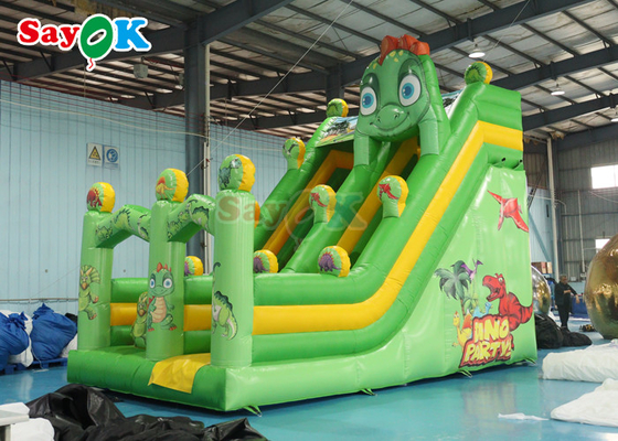 Commercial Grade Water Slide Inflatables Dinosaur Inflatable Bounce Slide For Children