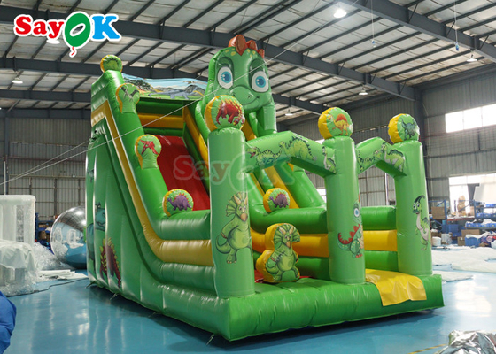 Commercial Grade Water Slide Inflatables Dinosaur Inflatable Bounce Slide For Children