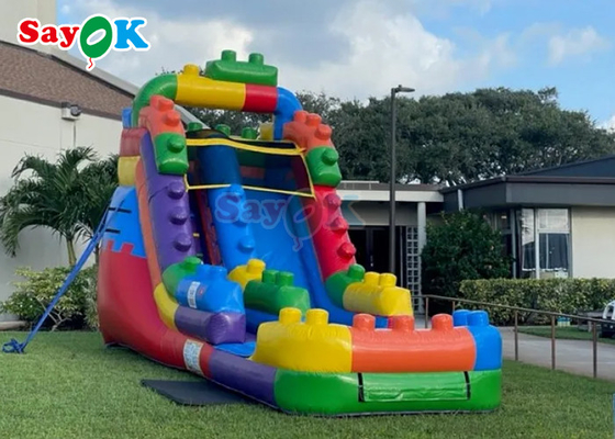 Outdoor Inflatable Slide Simple PVC Inflatable Bouncer Slide Blow Up Double Dry Slide Inflatable Slide For Kids