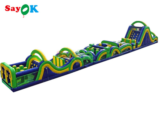 5k Giant Inflatable Sports Obstacles Challenge Backyard Inflatable Run Obstacle Course