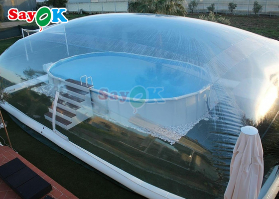 Customized Outdoor Enclosures Inflatable Swimming Pool Tent Cover Inflatable Pool Dome Covers