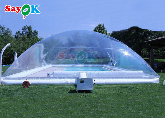 Custom Swimming Pool Cover Transparent Inflatable Pool Tent Winter Swimming Pool Bubble Tent