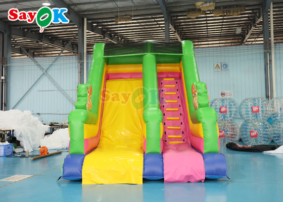 Commercial Grade Inflatable Water Slide Custom Rainbow Inflatable Slide