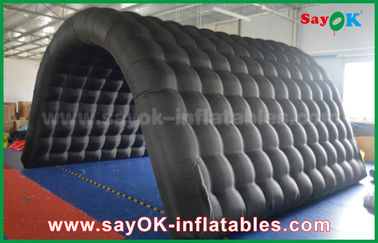 Inflatable Outdoor Tent Black 210D Oxford Tunnel Inflatable Camping Tent For Outdoor Activity
