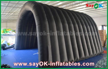 Inflatable Outdoor Tent Black 210D Oxford Tunnel Inflatable Camping Tent For Outdoor Activity