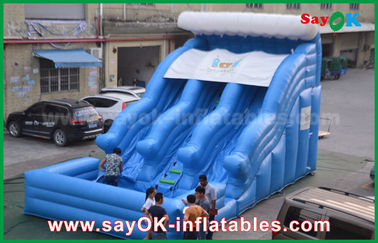 Giant Inflatable Slide Big Anti-UV 0.55 PVC Tarpaulin Wet Dry Inflatable Bouncer Slide