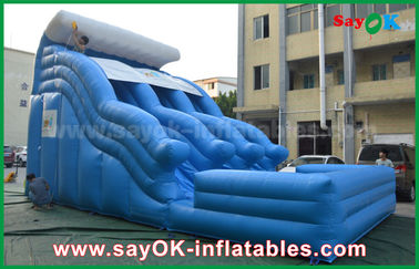 Giant Inflatable Slide Big Anti-UV 0.55 PVC Tarpaulin Wet Dry Inflatable Bouncer Slide