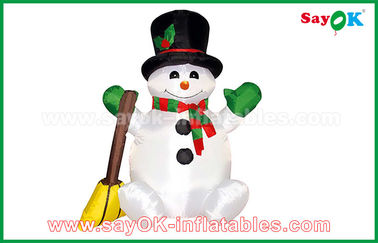 210 D Oxfor Cloth Christmas Snowman Inflatable Holiday Decorations customized