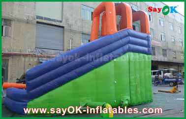 Titanic Inflatable Slide Multi-Functional Giant Outdoor Inflatable Bouncer Slide With Water Pool For Amusement Center