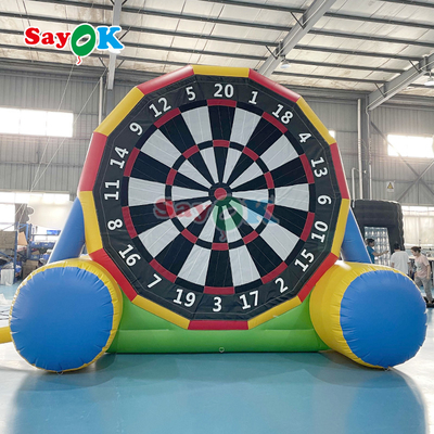 Inflatable Axe Throwing Game Inflatable Ball Toss Target Dart Board Inflatable Football Dartbaord For Sport Events