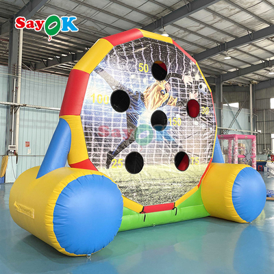 Inflatable Axe Throwing Game Inflatable Ball Toss Target Dart Board Inflatable Football Dartbaord For Sport Events