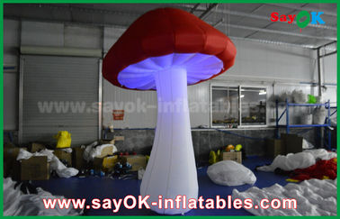 Big Red and White Inflatable Lighting Decoration For Party / Event