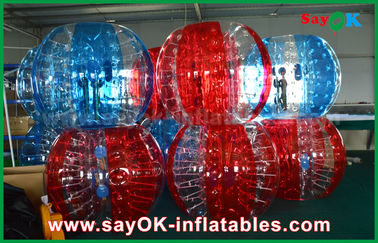 Inflatable Lawn Games Transparent PVC / TPU Inflatable Soccer Bubble Human Ball For Adult / Kid