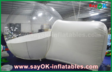 2 Man Inflatable Tent Giant Transparent White Inflatable Bubble Tent For Camping / Rent / Promotion / Advertising