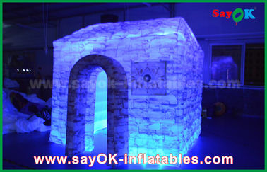 Inflatable Tent Customized Full Printing Inflatable Photo Booth , Portable Inflatable Cube House