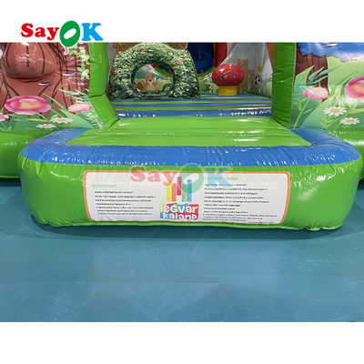 Inflatable Bouncer Castle Game For Kids Inflatable House Party Jump Bouncing And Slide Combo With Selection Windmill