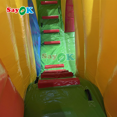 Inflatable Bouncer Castle Game For Kids Inflatable House Party Jump Bouncing And Slide Combo With Selection Windmill