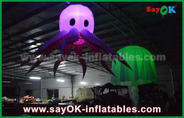 Changeable Color LED Inflatable Stage Octopus For Party And Wedding