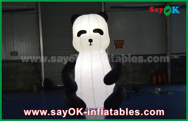 Durable Custom Inflatable Products , Animal Inflatable Panda Cartoon For Advertising