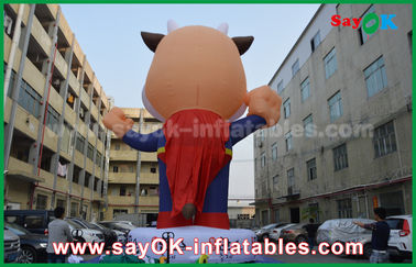 Blow Up Cartoon Characters 210 D Oxford Cloth Big Inflatable Costume For Advertising 2 - 8m Height