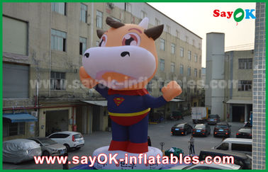 Blow Up Cartoon Characters 210 D Oxford Cloth Big Inflatable Costume For Advertising 2 - 8m Height