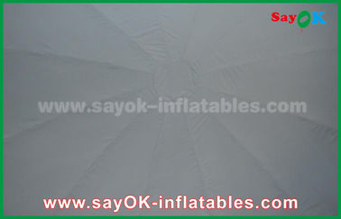 360 Degree PVC Tarpaulin Inflatable Dome Tent With Air Blower / Floor Mat