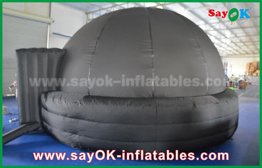 360 Degree PVC Tarpaulin Inflatable Dome Tent With Air Blower / Floor Mat