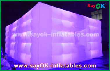Large Inflatable Tent Press Remoter Control Inflatable Led Tent House For Wedding / Festival