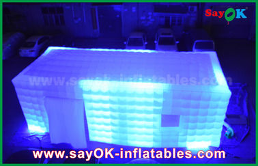 Air Inflatable Tent LED Light Inflatable Cube Tent / Full-Digital Printing Outdoor Party Tent