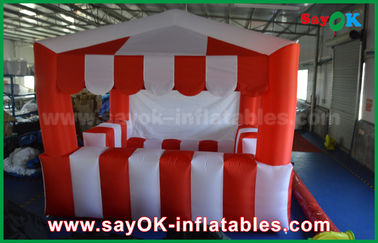 Inflatable House Tent Custom Red And White Inflatable Air Tent For Event Advertising