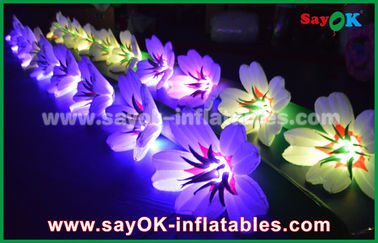 10m Oxford Cloth Inflatable Lily Flower Chan For Romantic Wedding