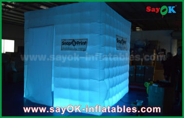 Inflatable Party Tent Portable Inflatable Led Cube Photo Booth Props Fire-Resisitant