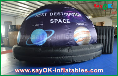 ROHS Full Print With Start Inflatable Planetarium Dome Tent For Movie Projection